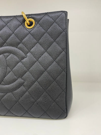 Chanel GST Black Tote GHW