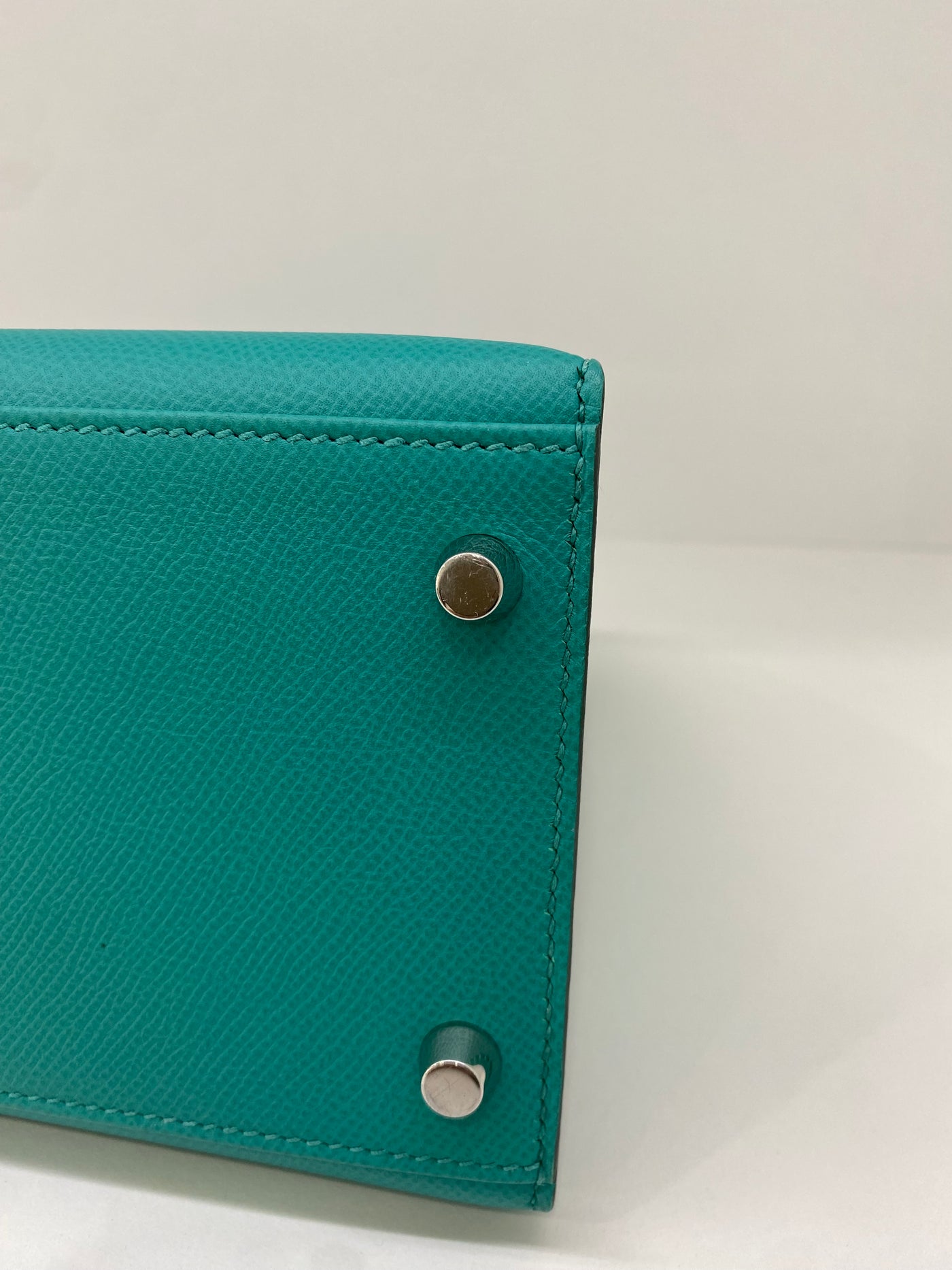 Hermes Kelly Sellier 28 Green PHW