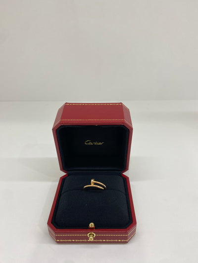 Cartier Juste Un Clou Ring RG Size 55