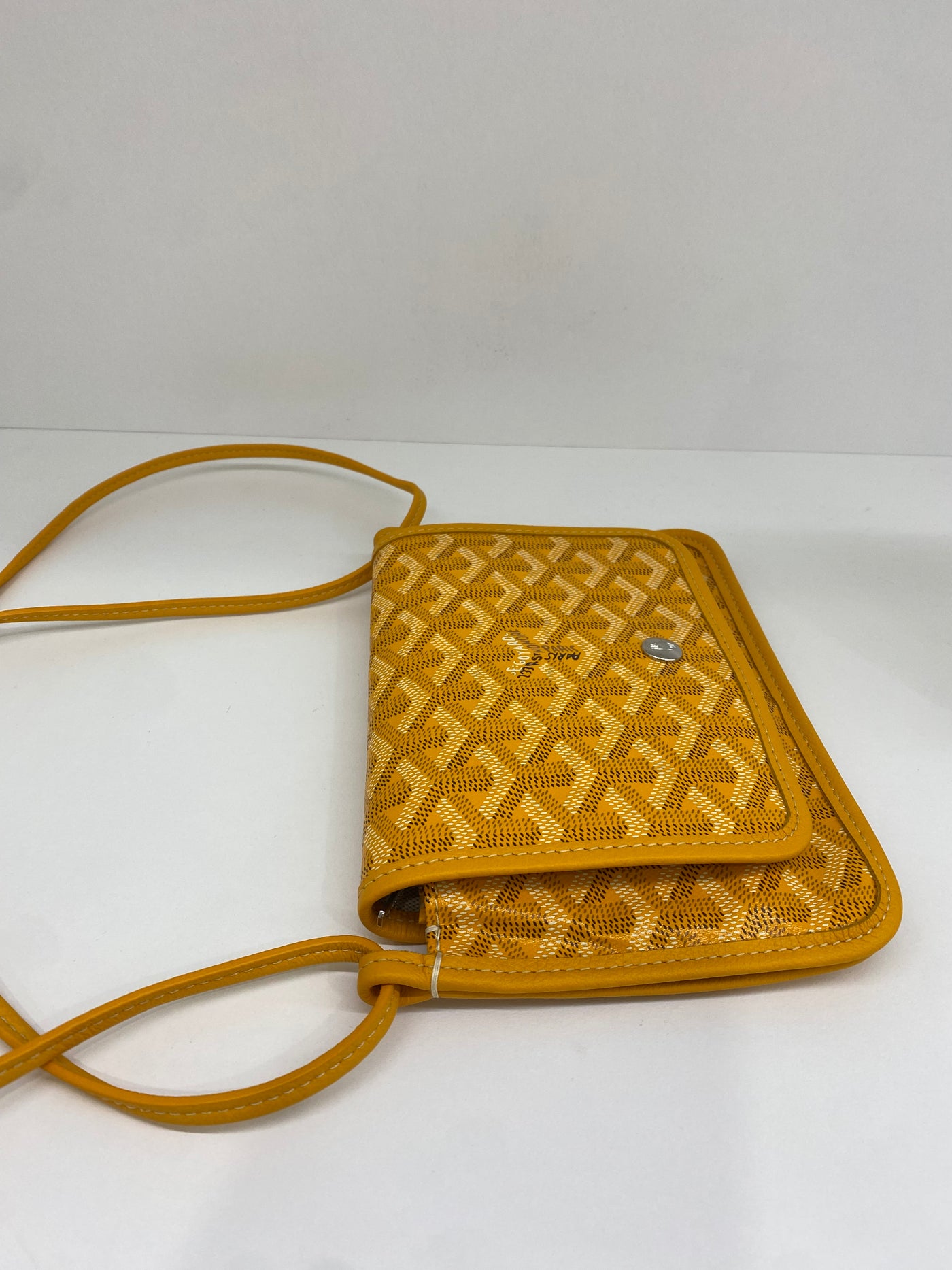 Goyard Plumet Wallet on Chain Yellow