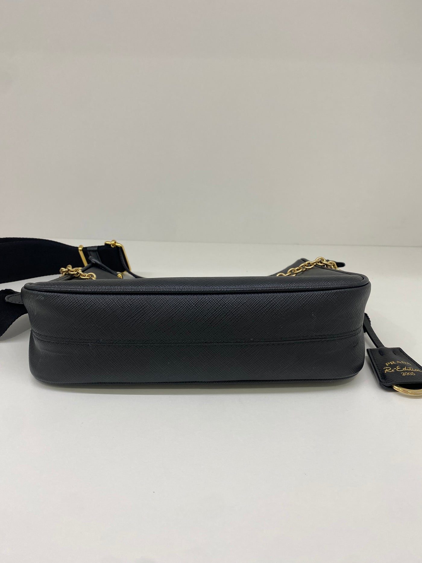 Prada Leather Re Edition Black GHW