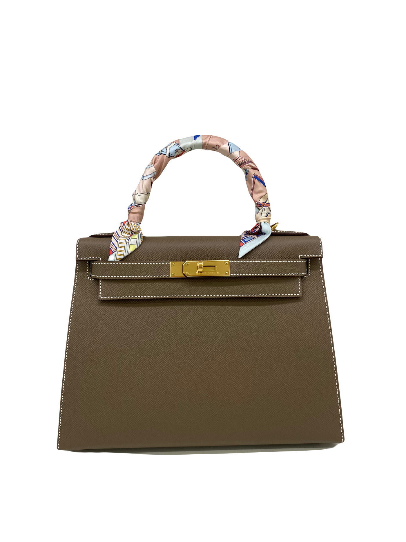 Hermes Kelly 28 Sellier Epsom Etoupe GHW