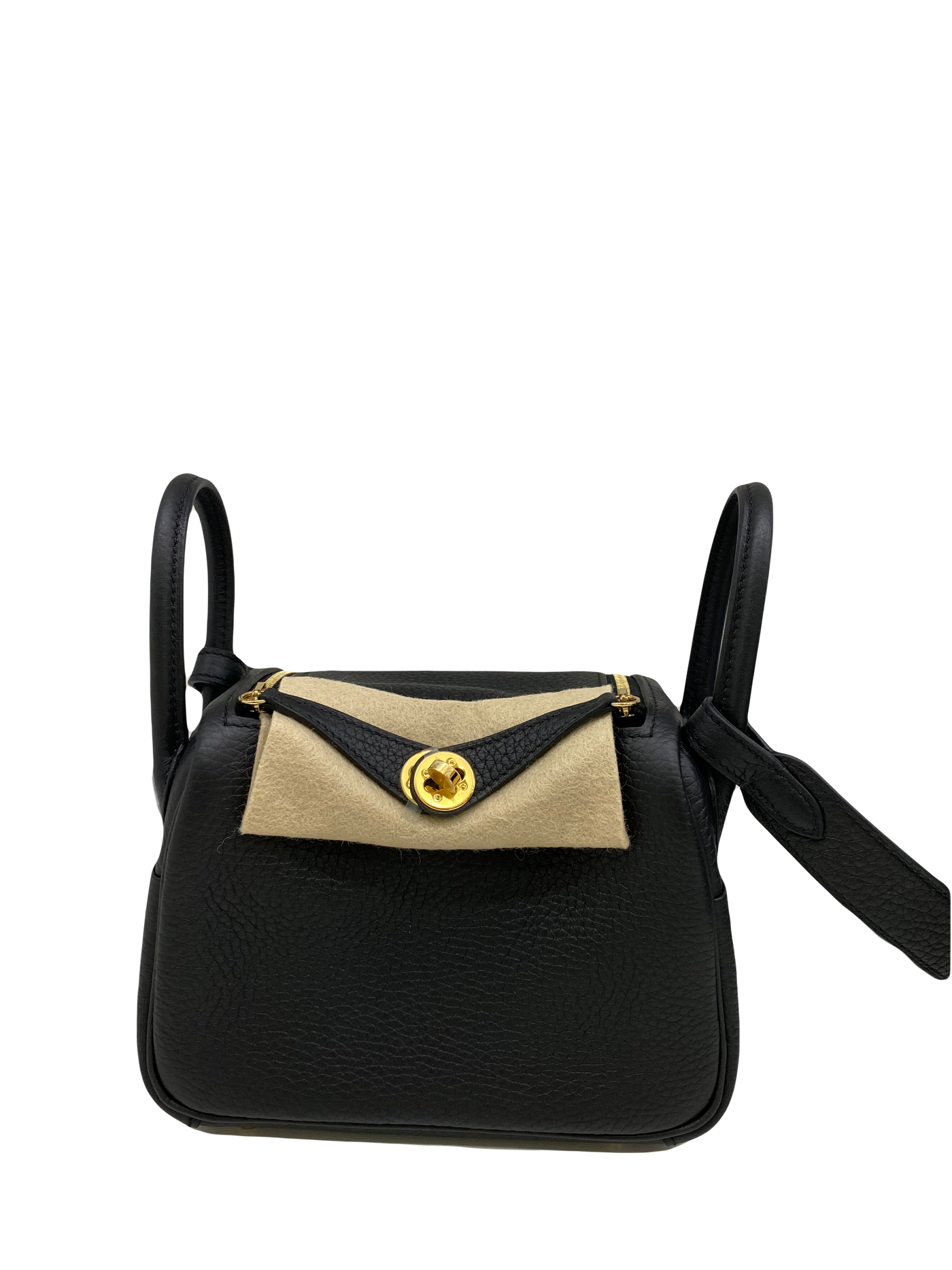 Hermes Mini Lindy Black GHW