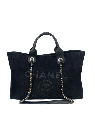 Chanel Black Deauville Small SHW