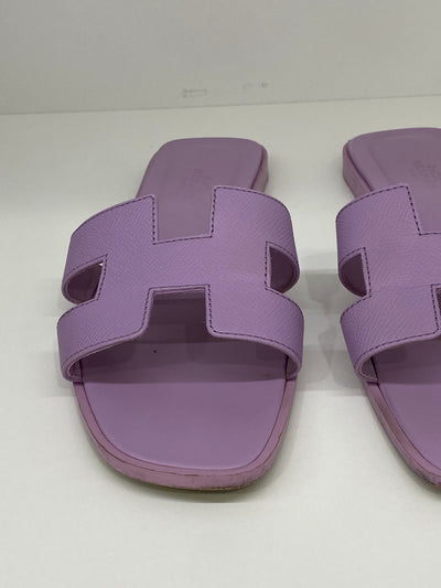 Hermes Oran Lilac Purple Size 39