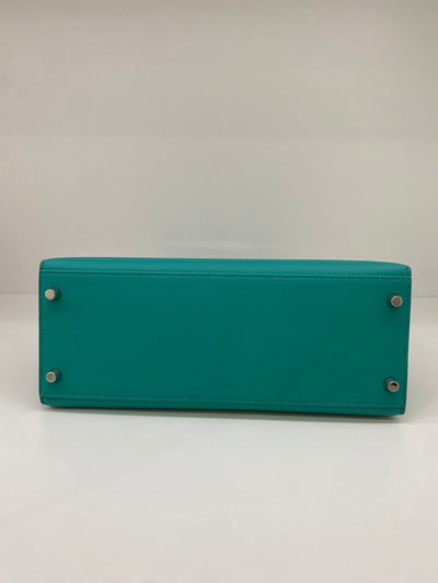 Hermes Kelly Sellier 28 Vert Vertigo D Stamp