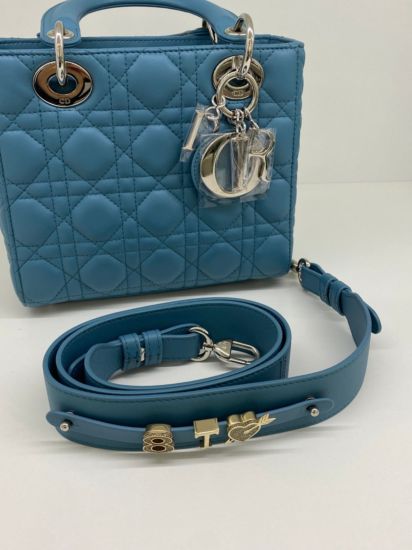 Christian Dior Lady Dior Small Blue