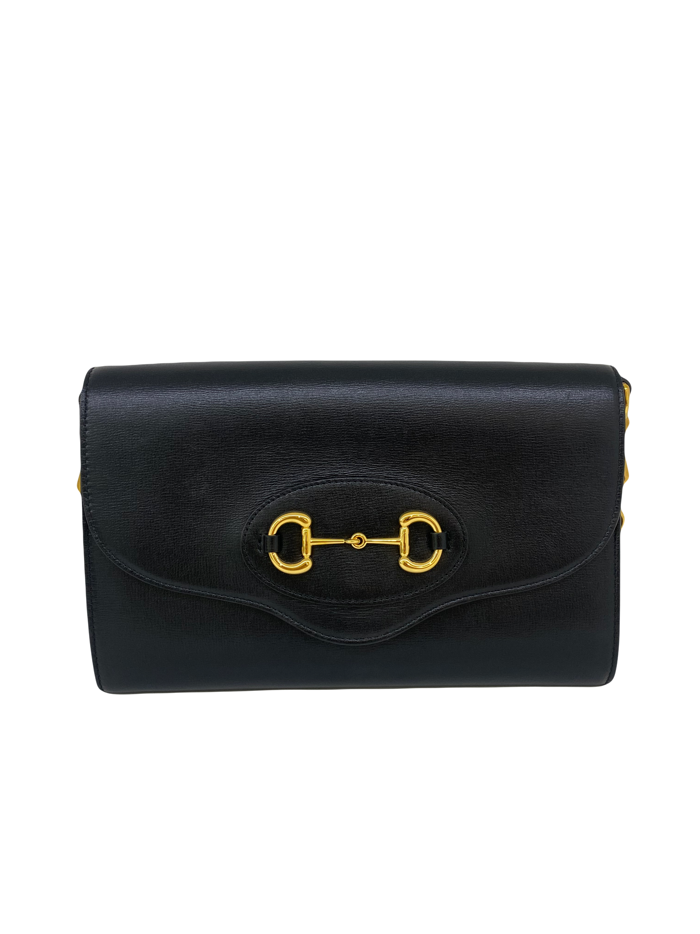 Gucci Horsebit Black Bag GHW