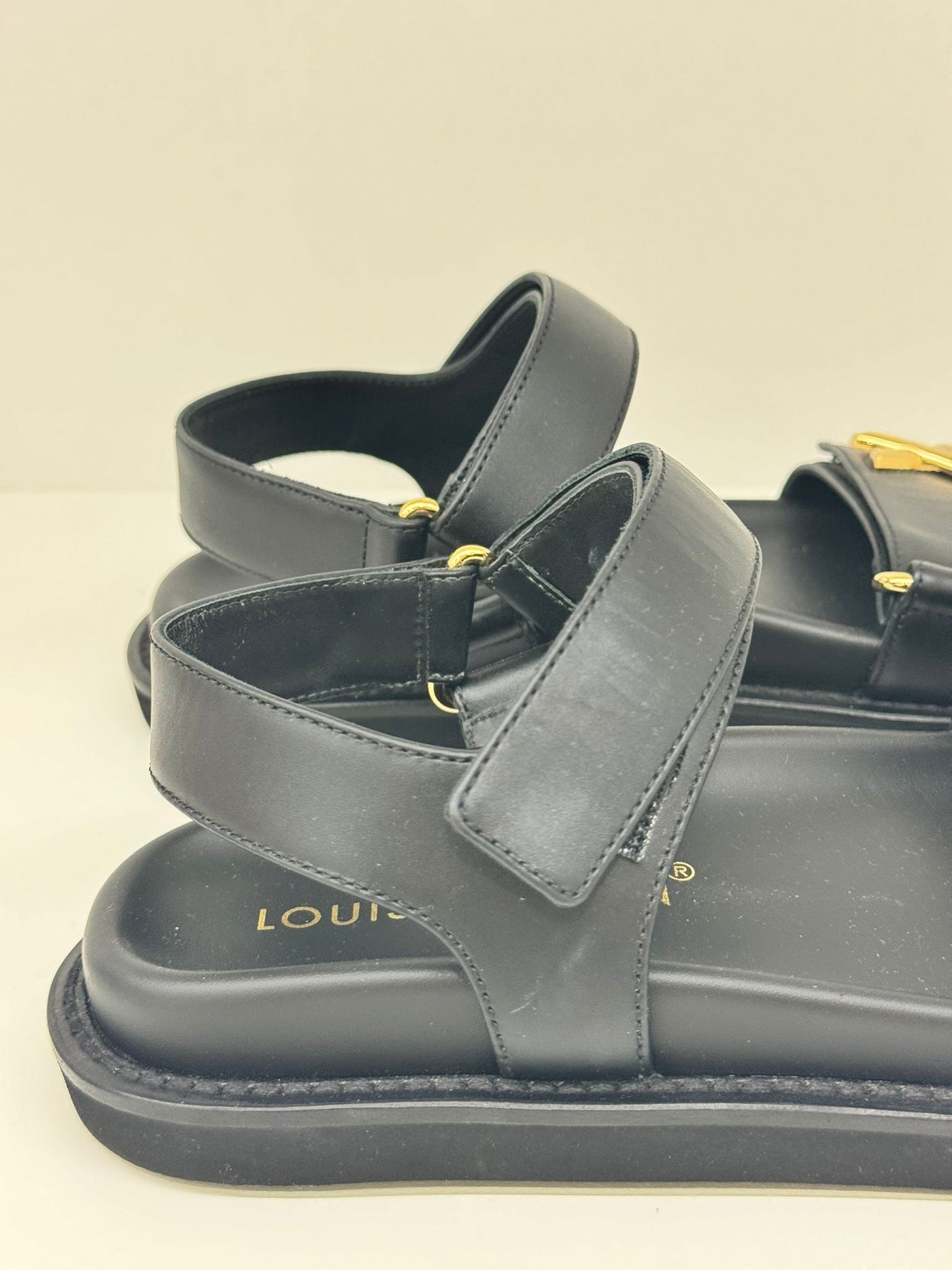 Louis Vuitton Dad Sandals Black Size 37