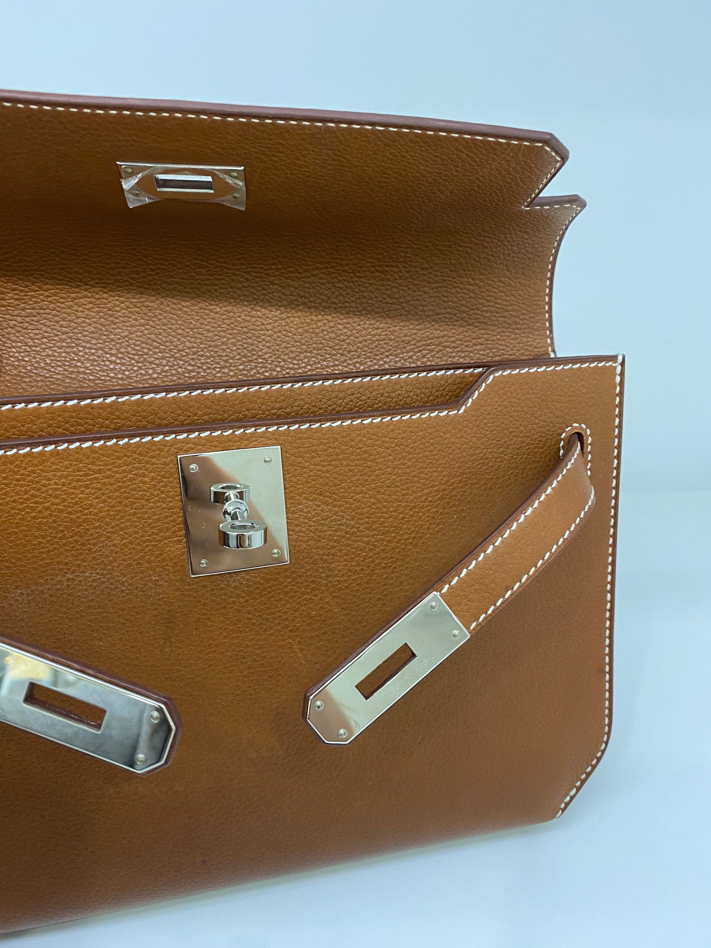 Hermes Kelly Depeches 25 Fauve PHW