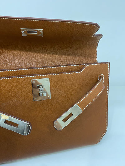 Hermes Kelly Depeches 25 Fauve PHW