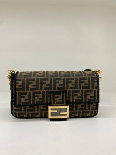 Fendi Baguette Monogram FF GHW