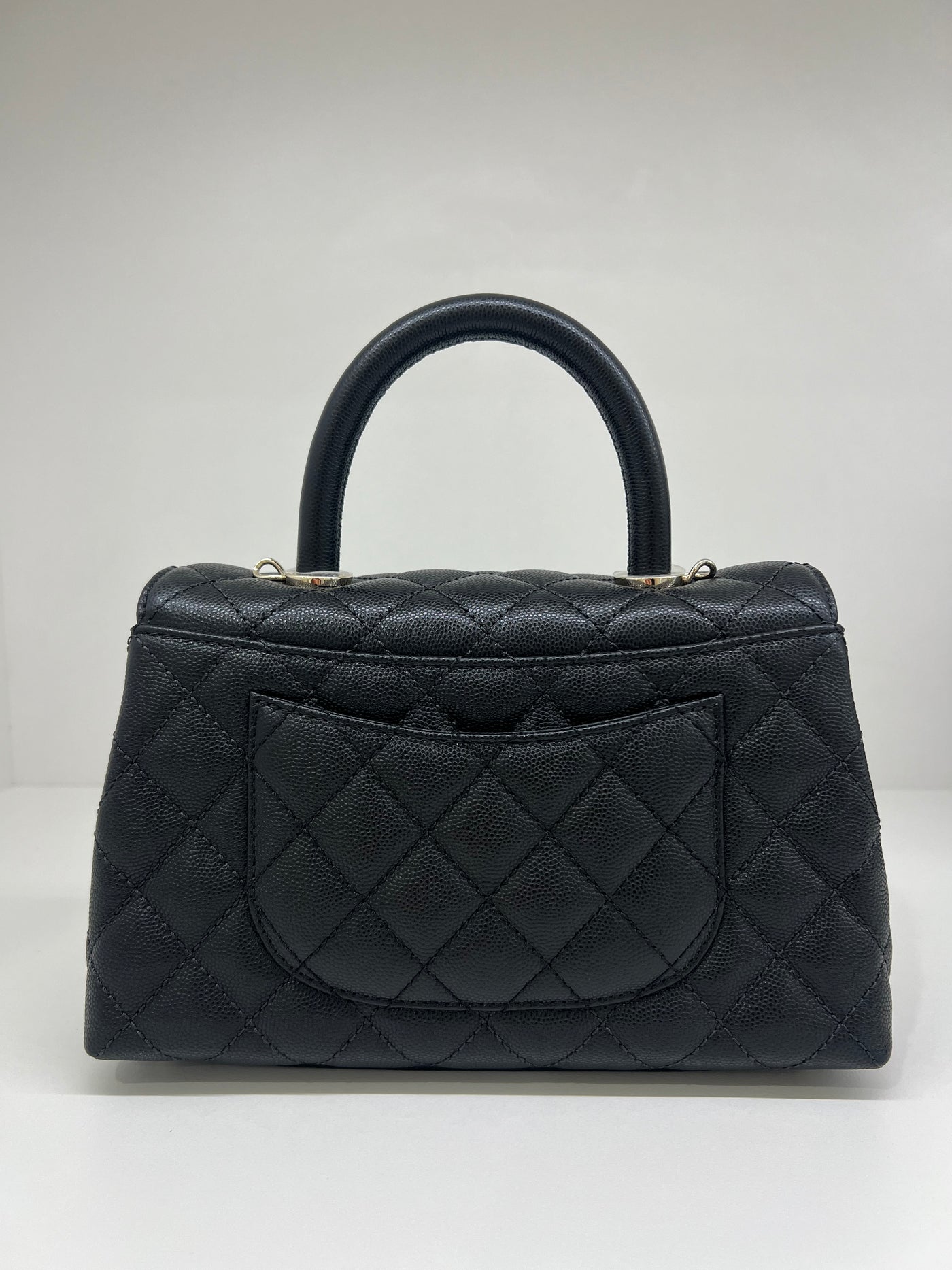 Chanel Coco Handle Small Black (microchipped)