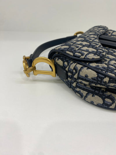 Christian Dior Mini Saddle Bag Oblique