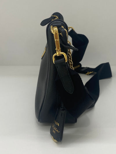 Prada Re Edition Bag Black Leather GHW