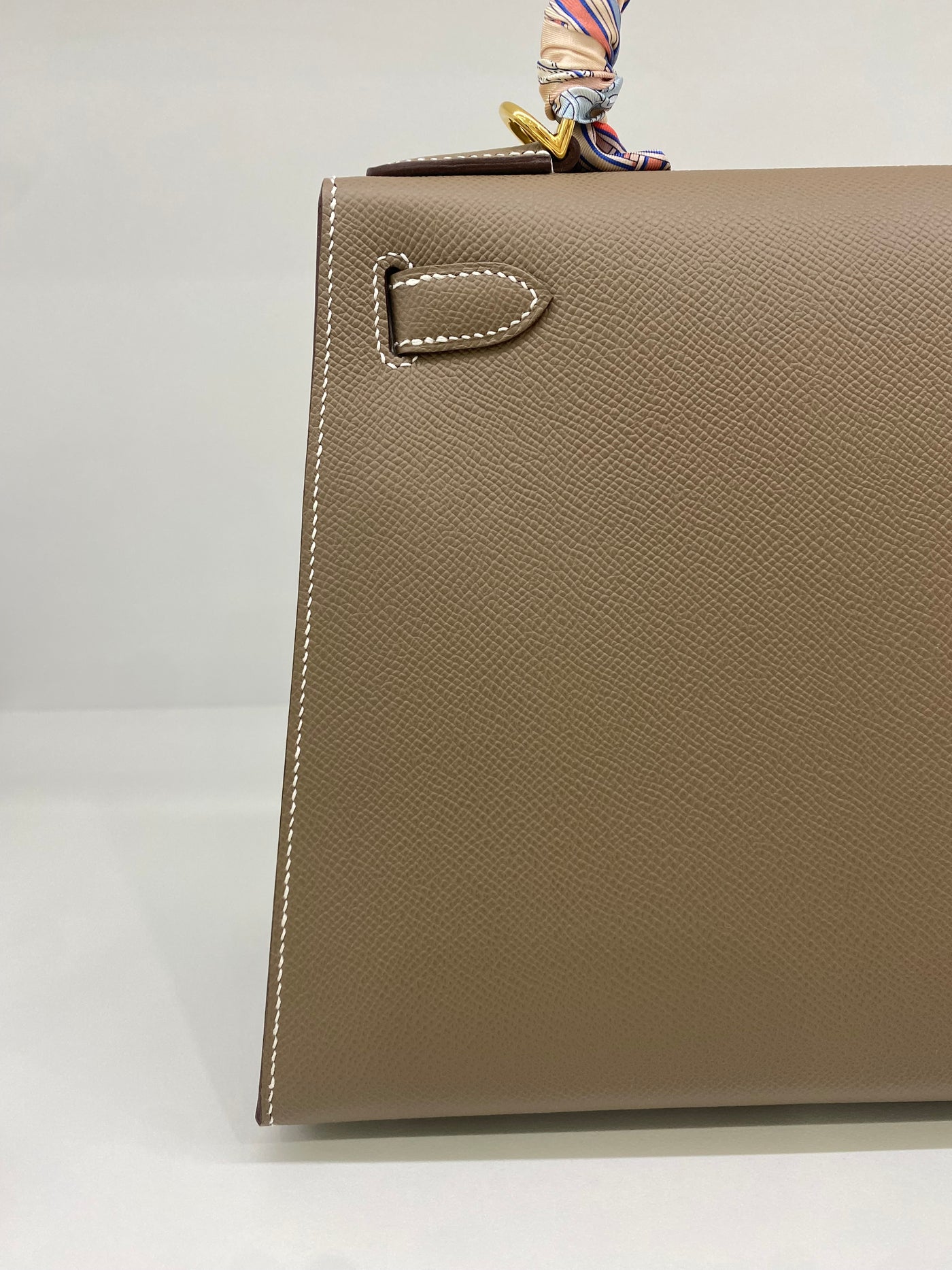 Hermes Kelly 28 Sellier Epsom Etoupe GHW