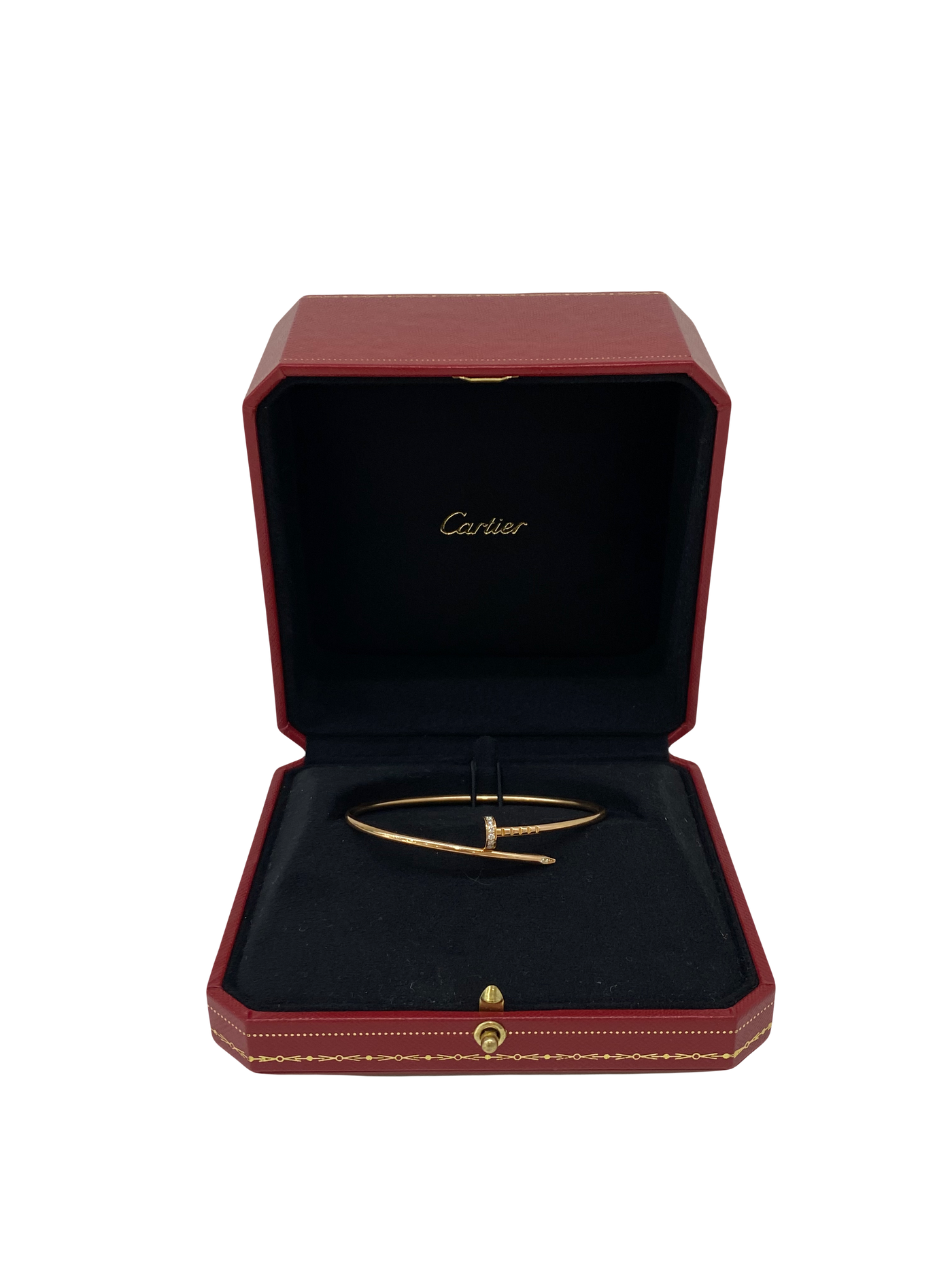 Cartier Juste Un Clou Rose Gold With Diamonds- Small Size 18