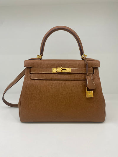 Hermes Kelly 28 Gold GHW