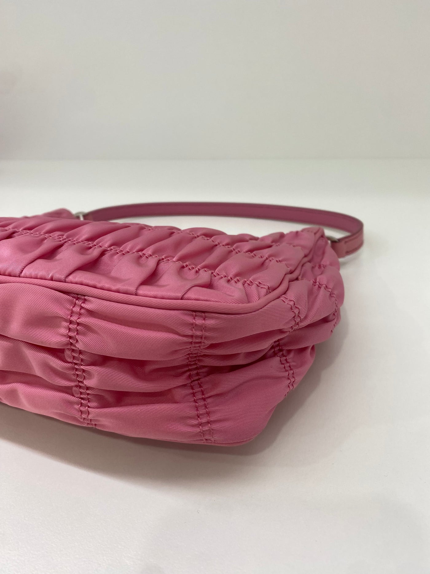 Prada Re-edition 2005 Ruched Pink