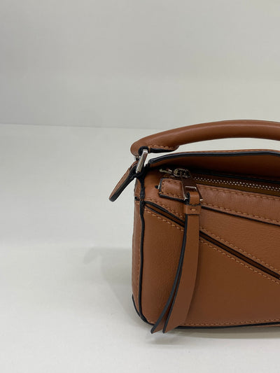 Loewe Nano Puzzle Bag Tan