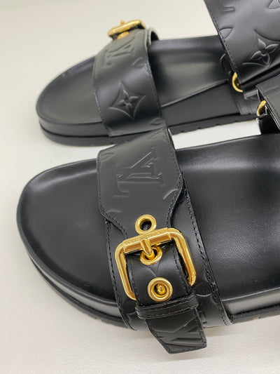 Louis Vuitton Black Sandal 39.5