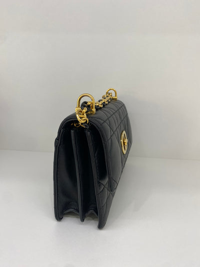 Christian Dior Caro Mini Bag Black GHW