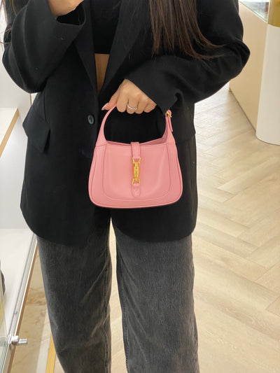 Gucci Jackie Small Pink bag GHW