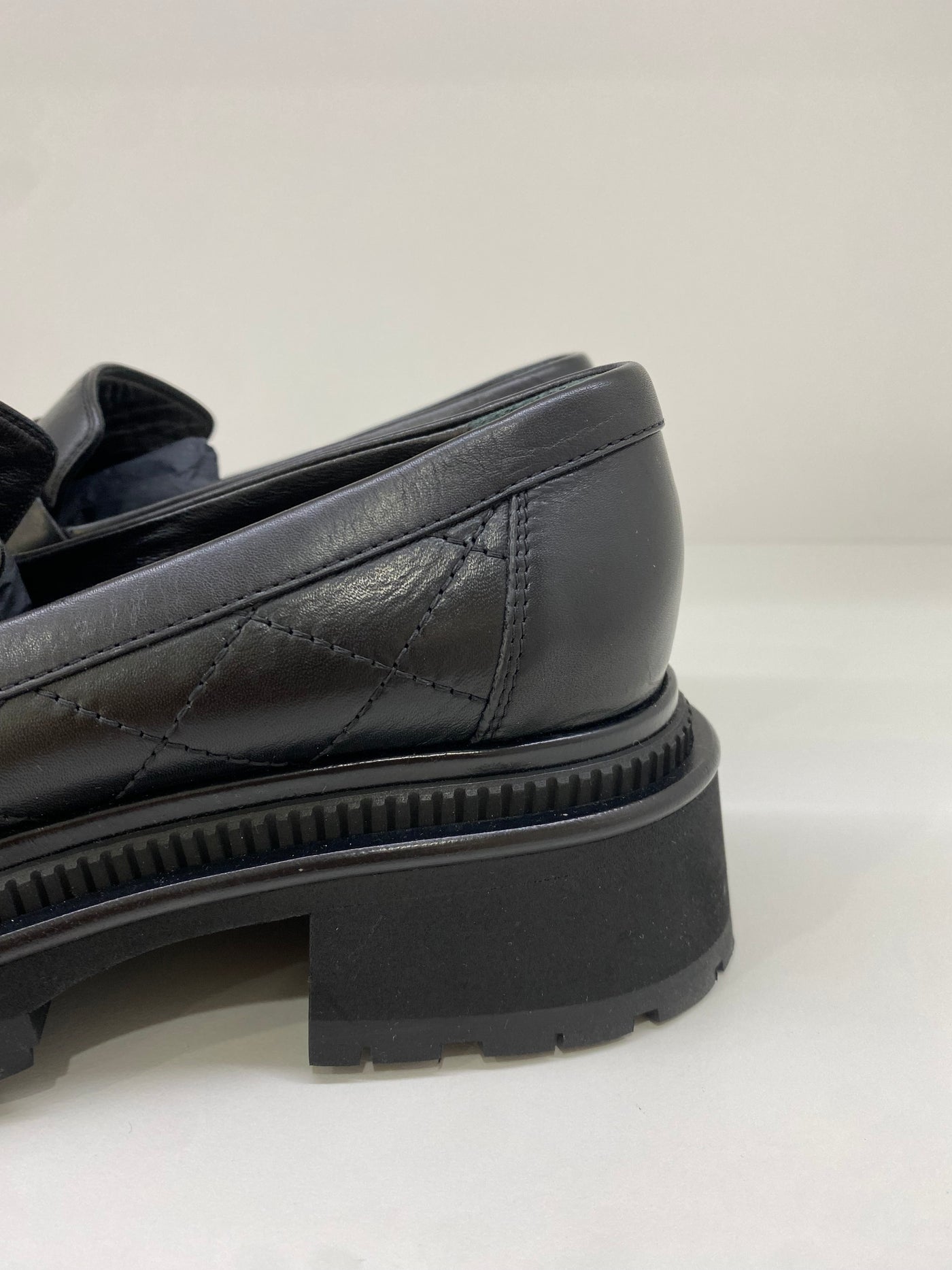 Chanel Platform Loafer Black Size 36.5C