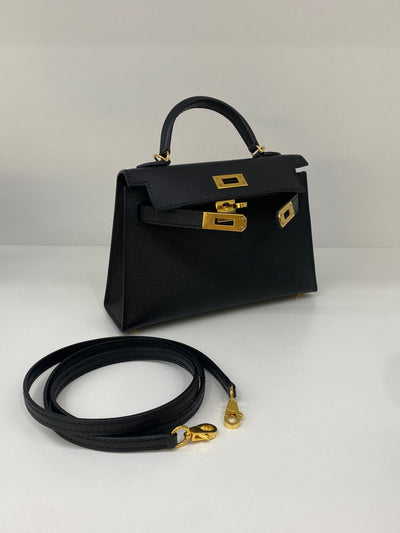 Hermes Mini Kelly Black GHW