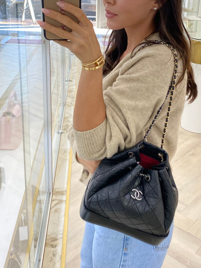 Chanel Gabrielle Small Backpack Black