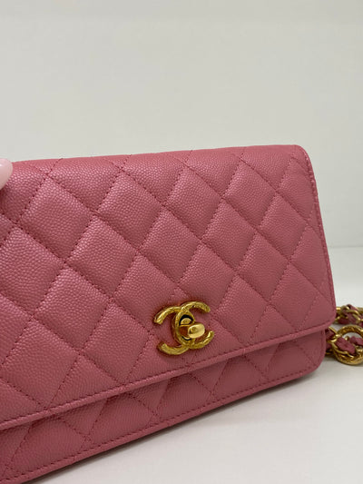 Chanel WOC Pink Caviar GHW