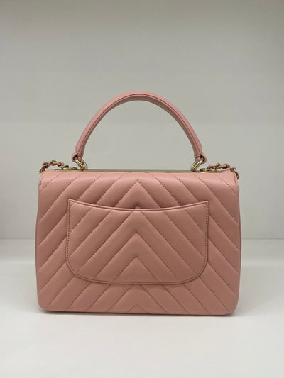 Chanel Trendy Pink Chevron CGHW