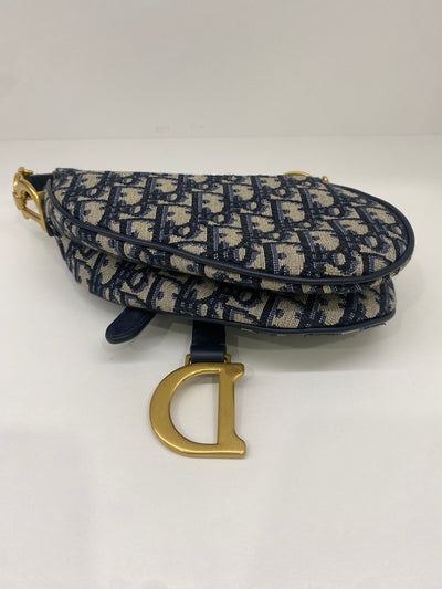 Christian Dior Mini Saddle Bag Oblique