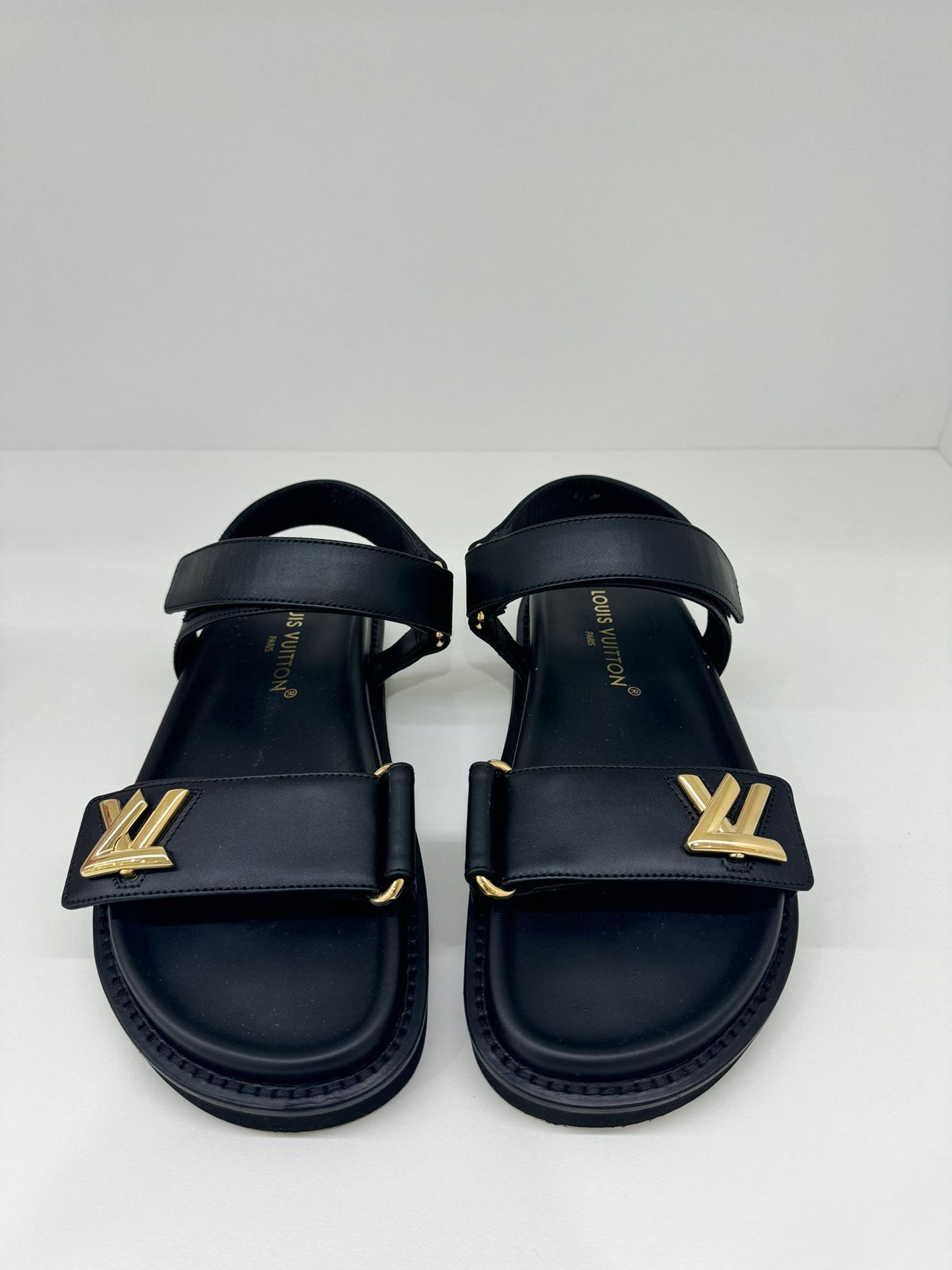 Louis Vuitton Dad Sandals Black Size 37