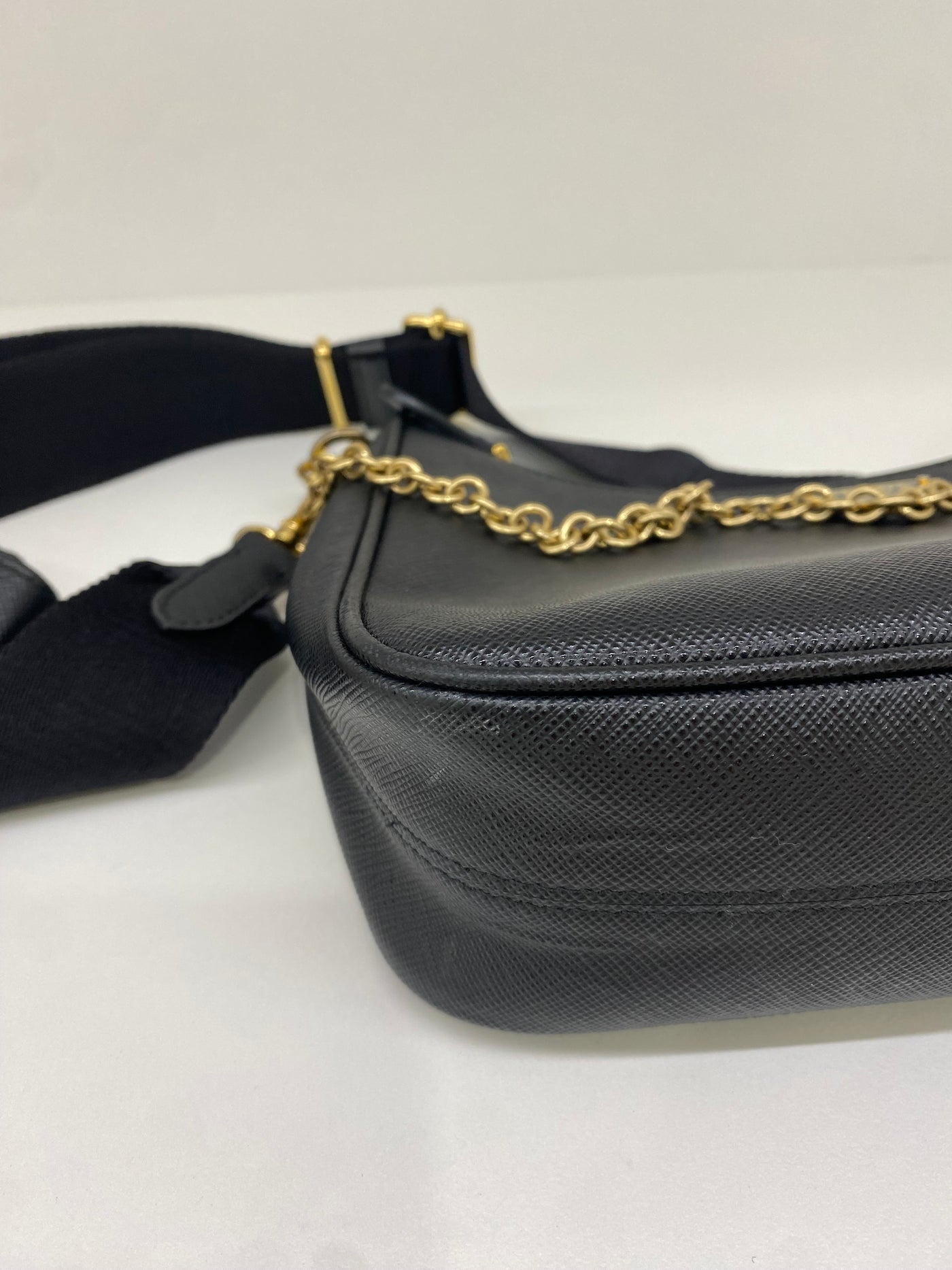 Prada Leather Re Edition Black GHW