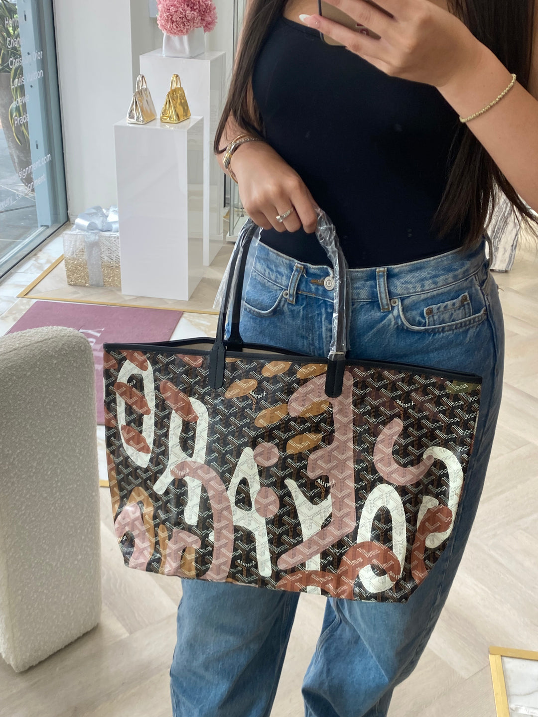 Goyard graffiti bag sale