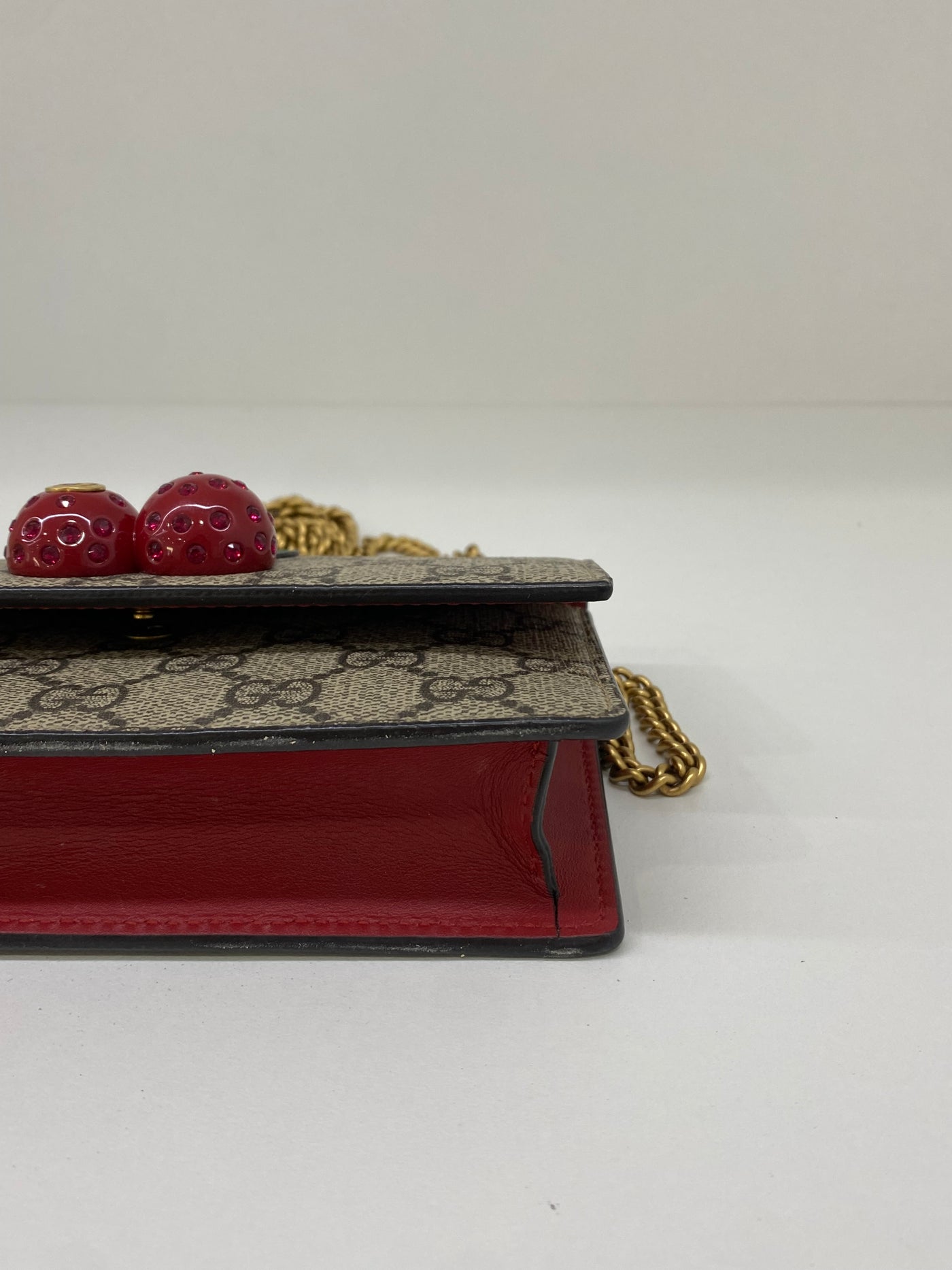 Gucci Cherry Monogram WOC