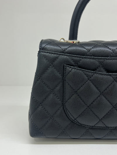 Chanel Coco Handle Small Black (microchipped)