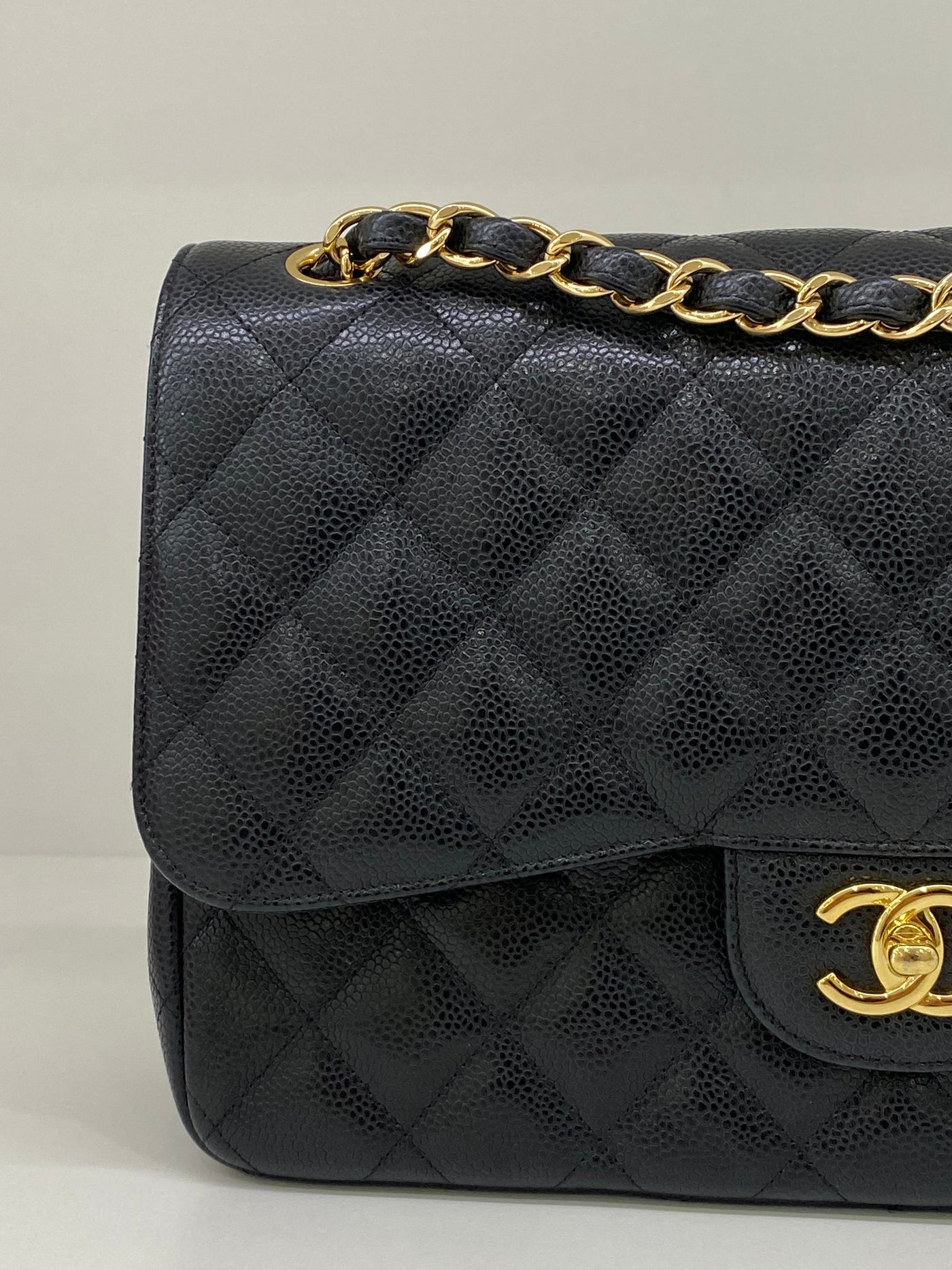 Chanel Classic Flap Jumbo Black Caviar GHW