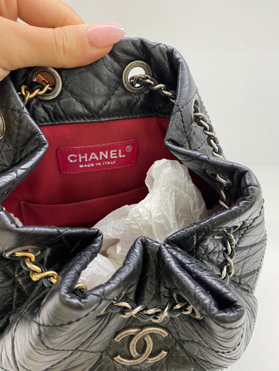 Chanel Gabrielle Small Backpack Black