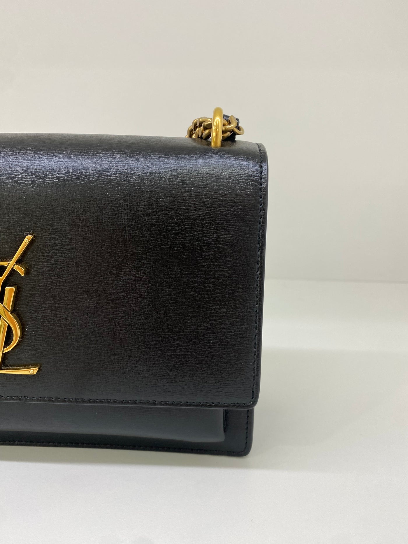 Saint Laurent Sunset Bag Medium Black GHW