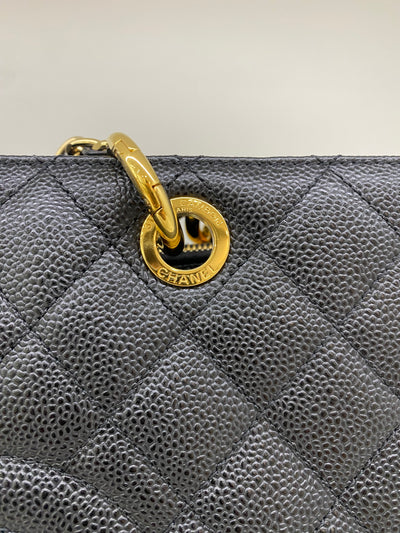 Chanel GST Black Tote GHW