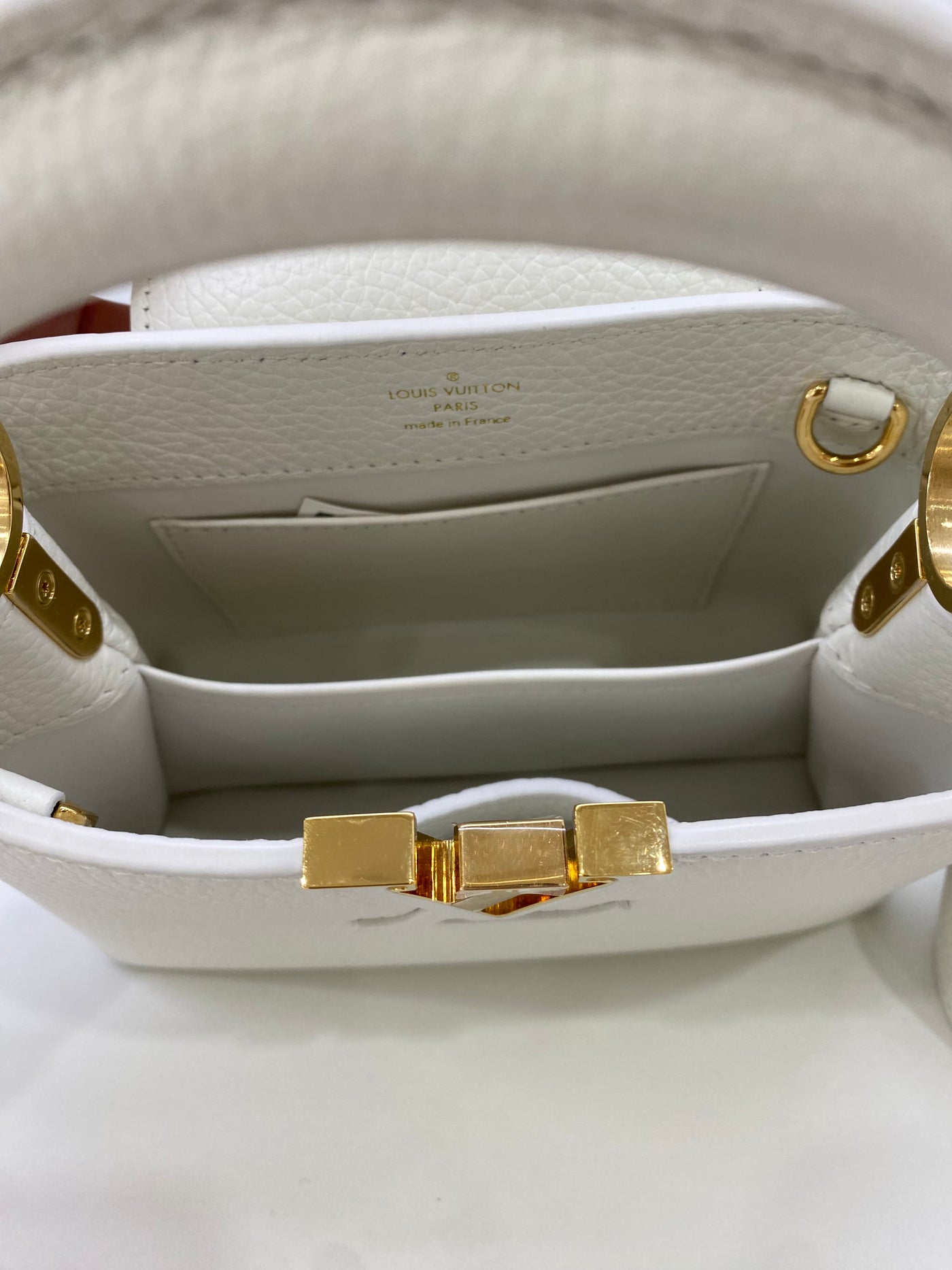 Louis Vuitton Mini Capuccine Cream GHW