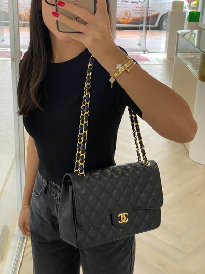 Chanel Classic Flap Jumbo Black Caviar GHW