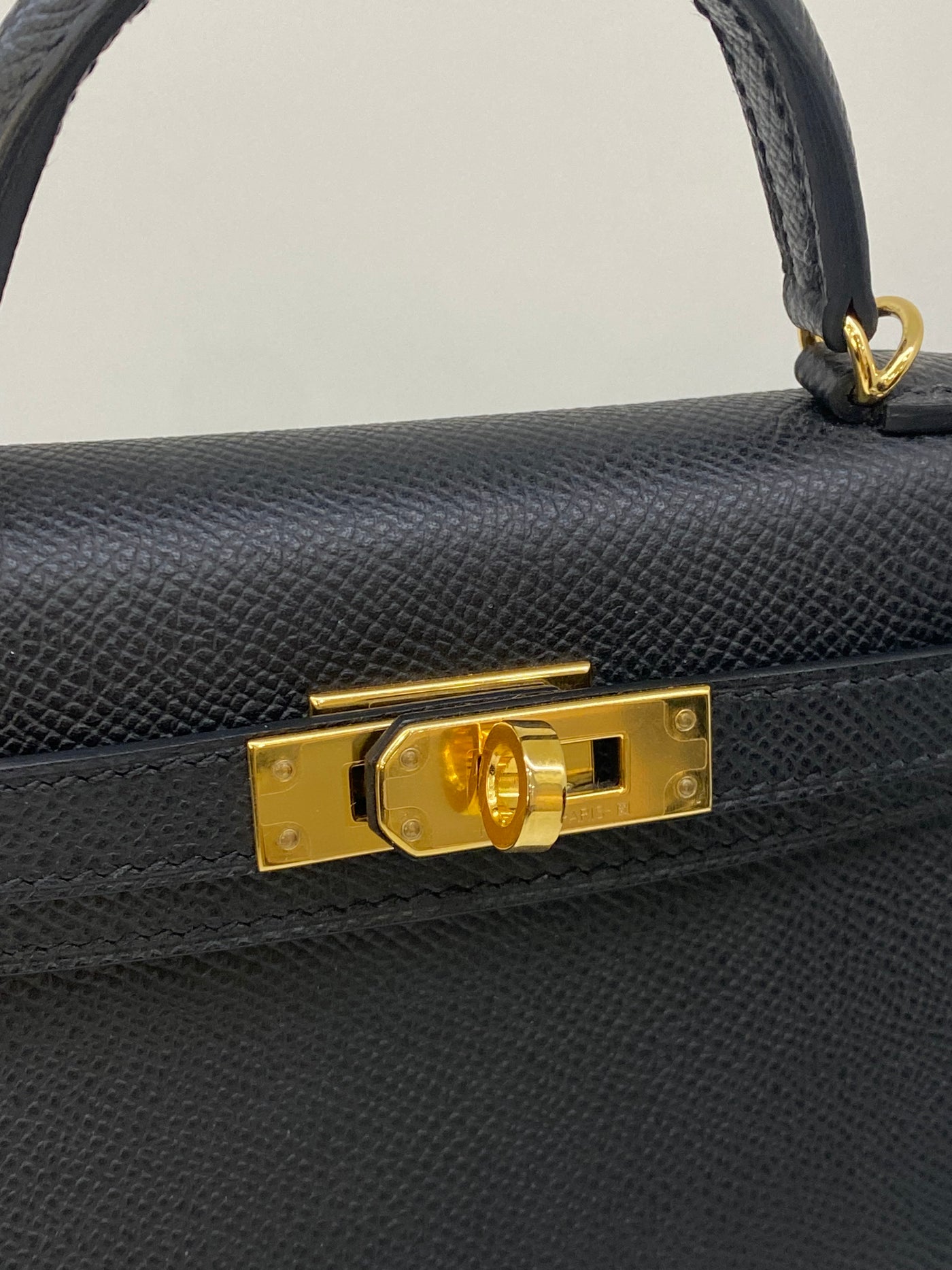 Hermes Mini Kelly Black GHW