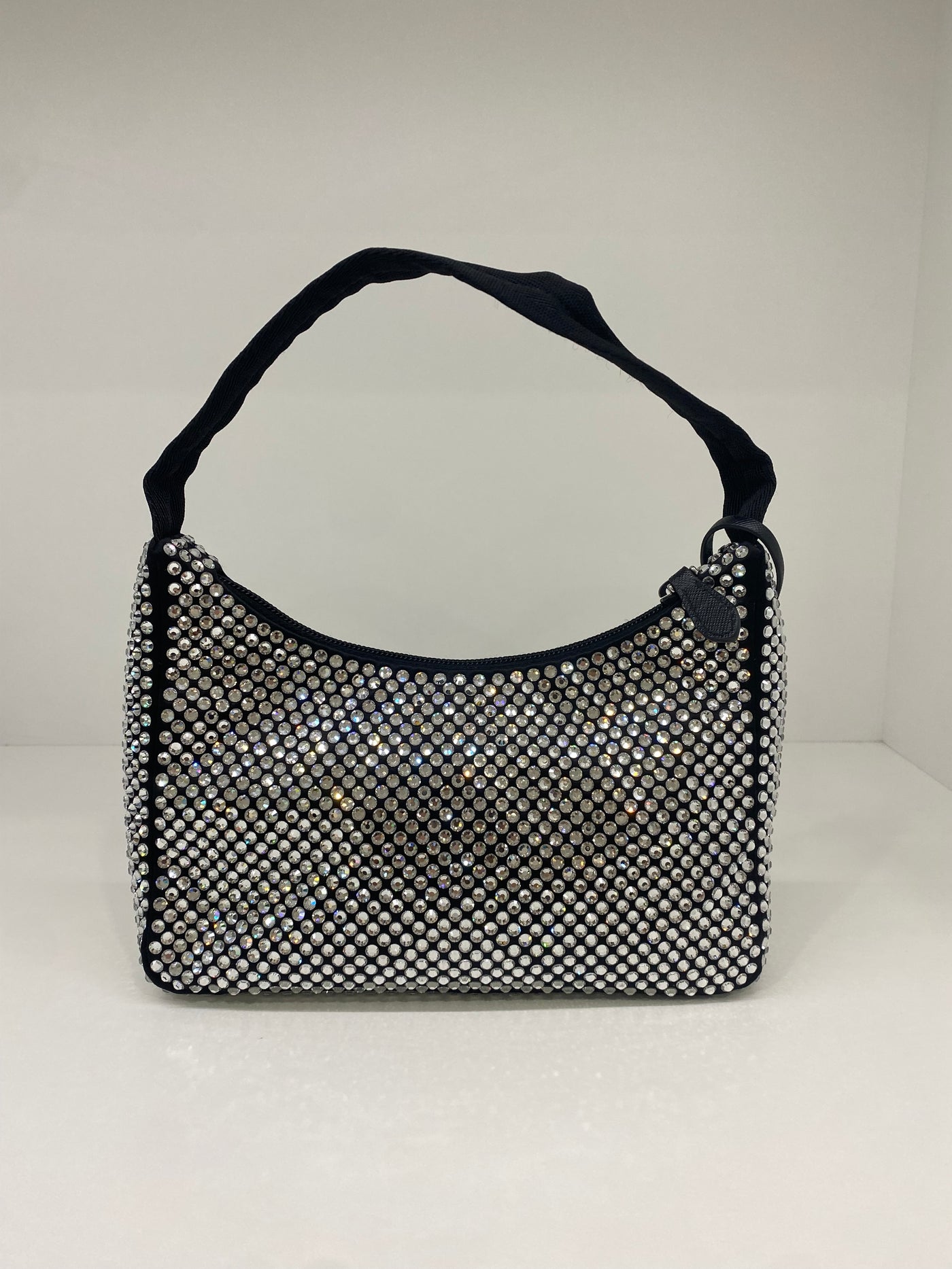 Prada Crystal Re-edition Nylon Black