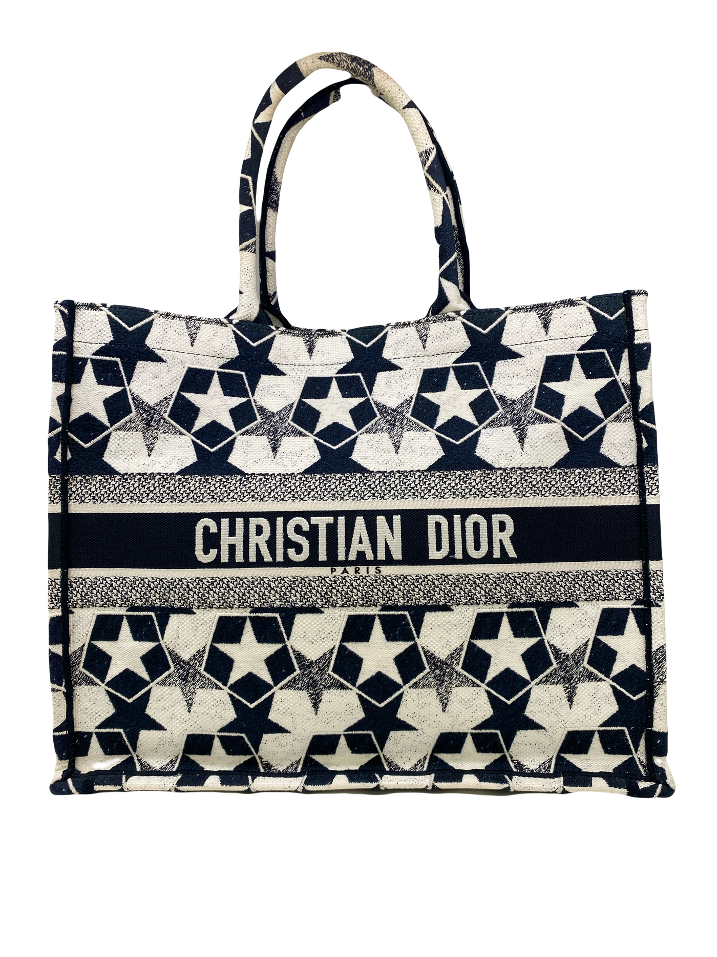 Christian Dior Large Book Tote with Stars