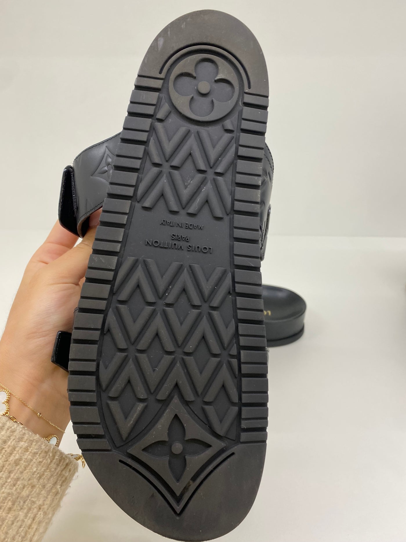 Louis Vuitton Black Sandal 39.5