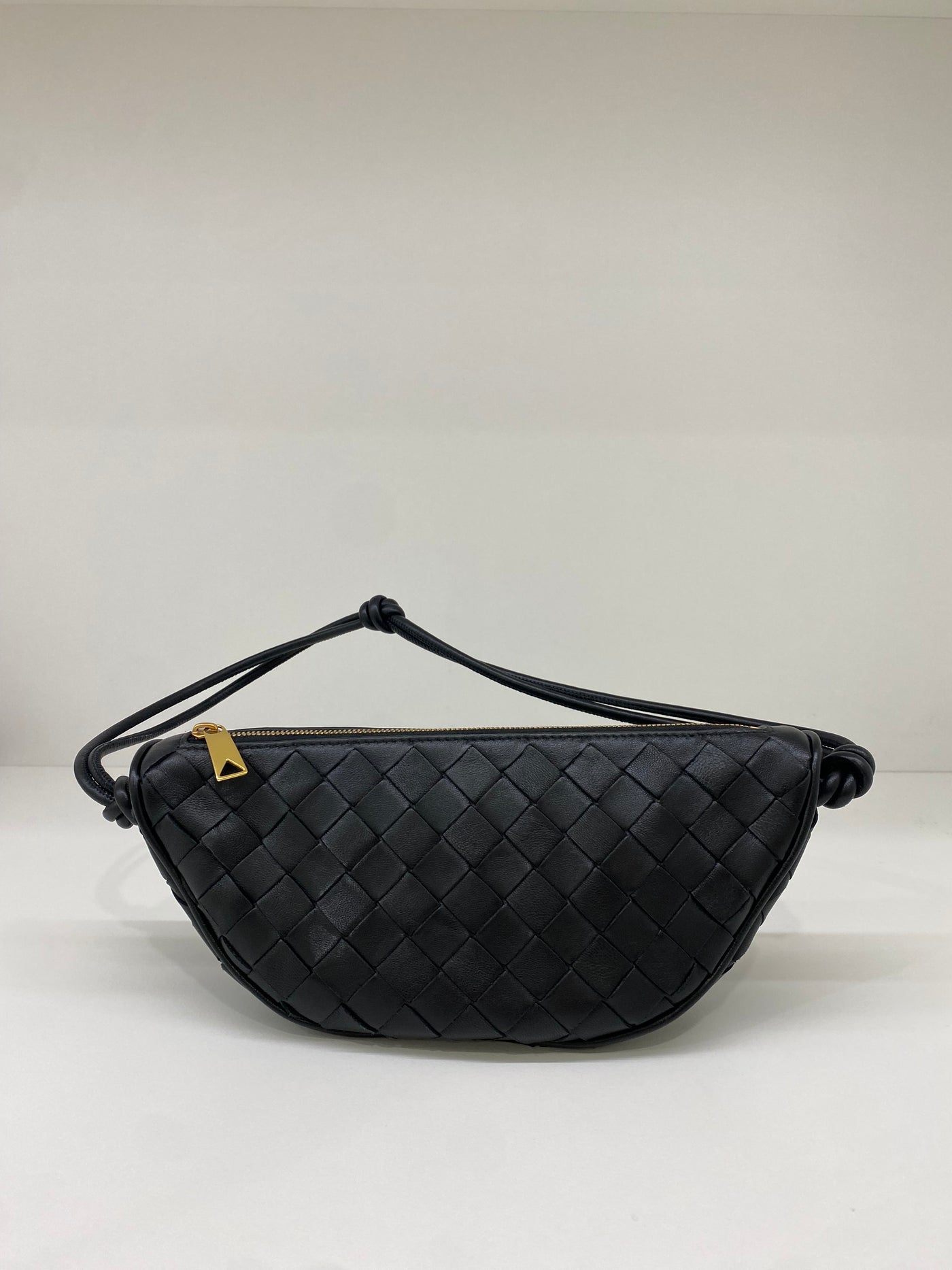 Bottega Veneta Gemellini Pouch Black GHW