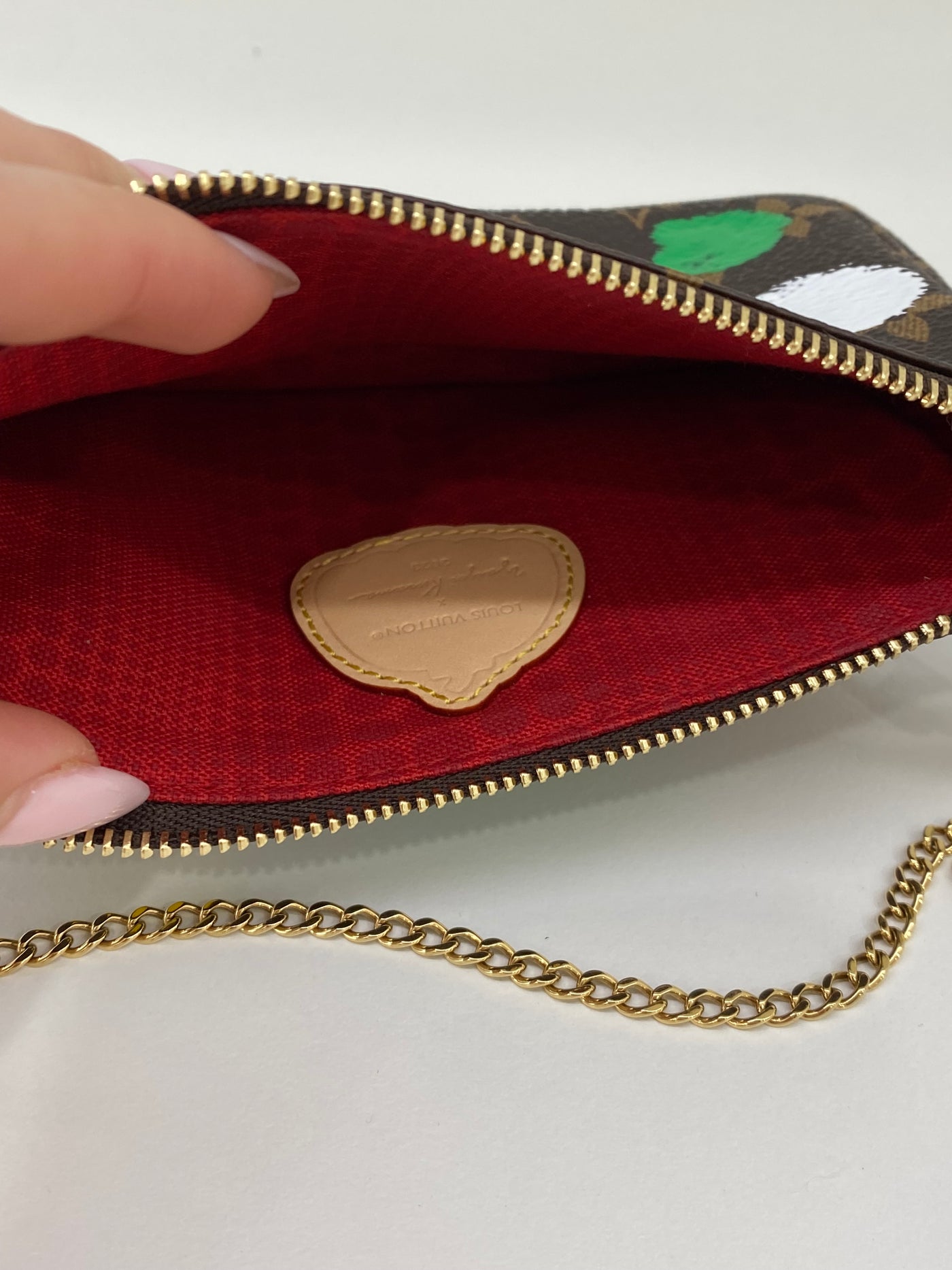 Louis Vuitton X Yayoi Kusama Pochette on Chain